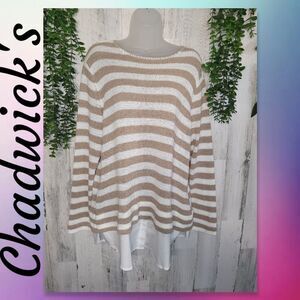 NWT Chadwick's of Boston Knit Sweater